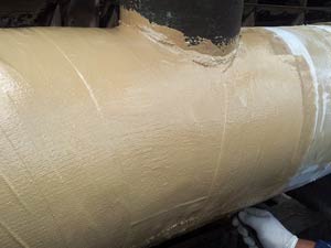 Belzona pipe wrap applied for long term protection