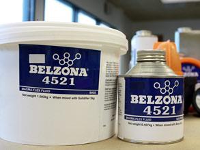 Belzona 4521 (Magma-Flex Fluid) packaging
